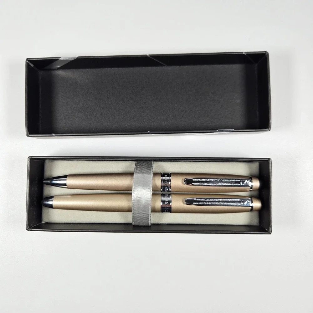 VERY NICE Cutter & Buck Pen Set of 2 Wells Fargo Bank Advertising Corporate Gift